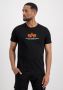 Alpha industries T-shirt met labelprint model 'BASIC' - Thumbnail 1