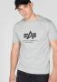 Alpha industries T-shirt met labelprint - Thumbnail 1