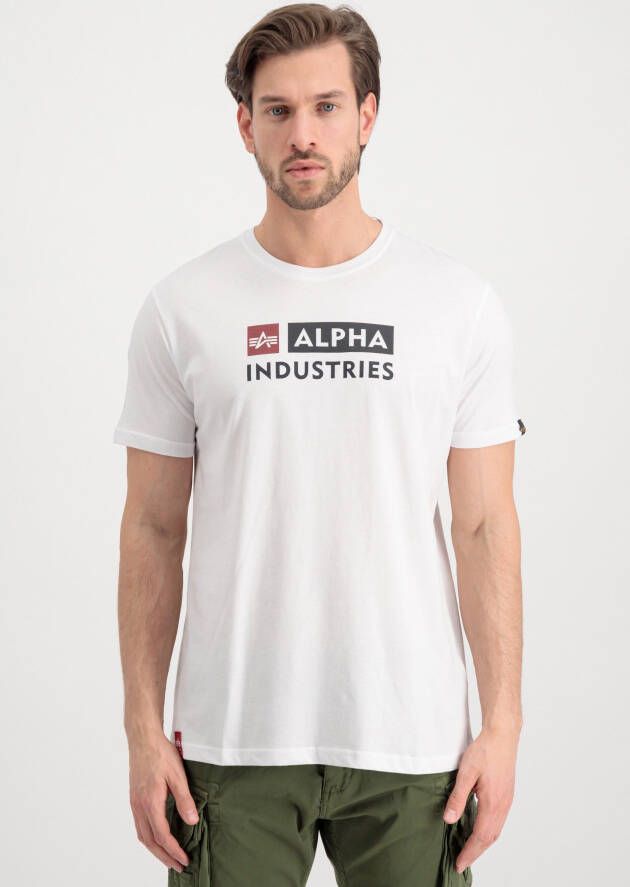 Alpha Industries T-shirt Men T-Shirts Alpha Block-Logo T
