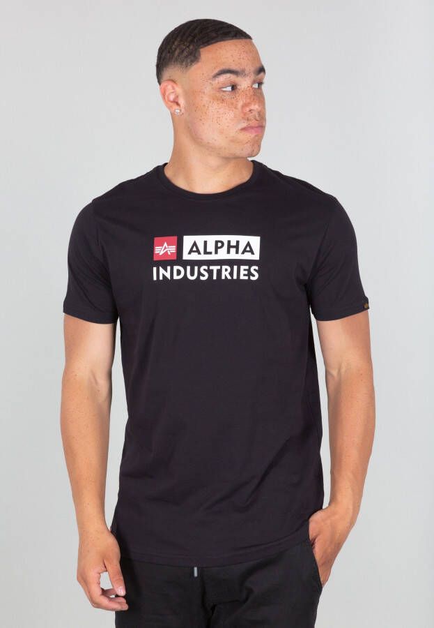 Alpha Industries T-shirt Men T-Shirts Alpha Block-Logo T