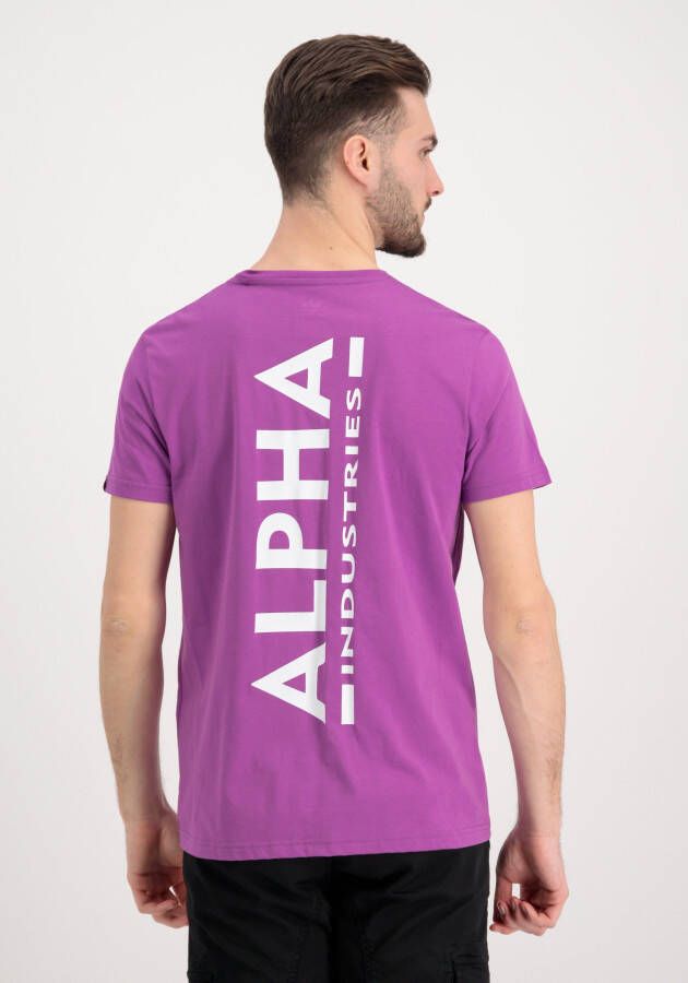 Alpha Industries T-shirt Men T-Shirts Backprint T