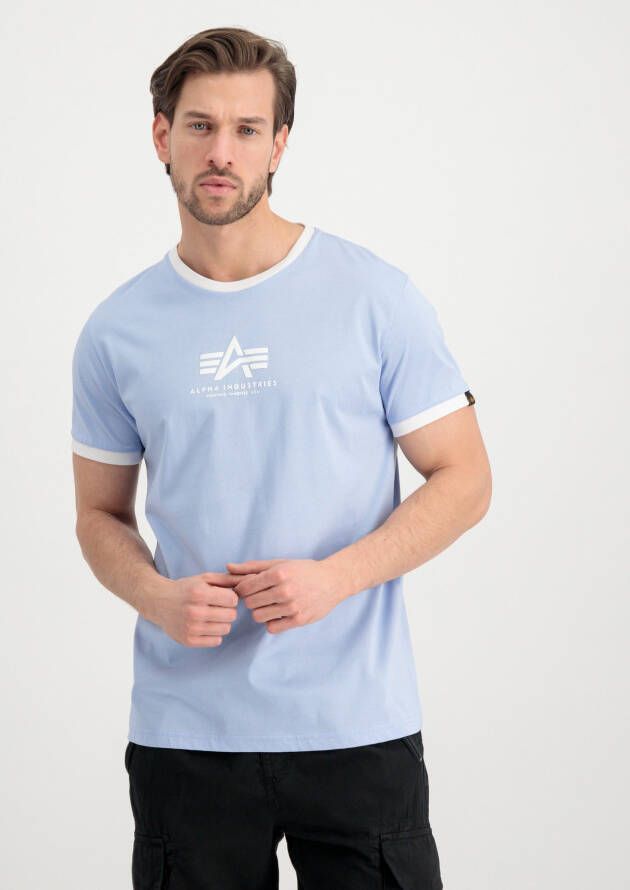 Alpha Industries T-shirt Men T-Shirts Basic T Contrast ML