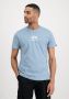 Alpha industries Basic T Ml T-shirts Kleding grey blue maat: XXL beschikbare maaten:S M XXL - Thumbnail 2