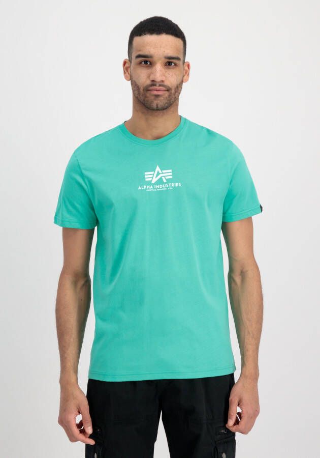 Alpha industries Basic T Ml T-shirts Kleding atomic green maat: S beschikbare maaten:S M