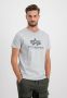 Alpha industries T-shirt met labelprint model 'BASIC' - Thumbnail 2