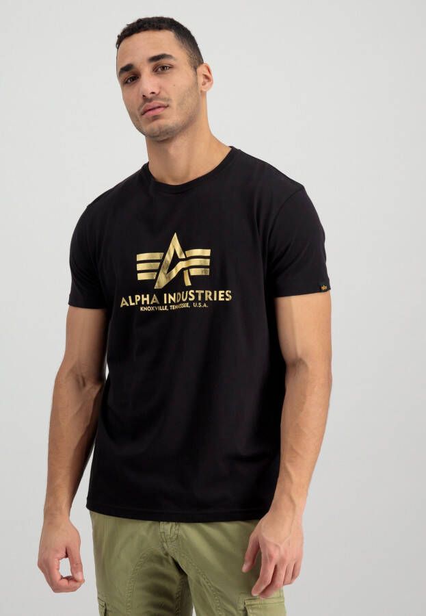Alpha Industries T-shirt T-Shirts Basic T-Shirt Foil Print