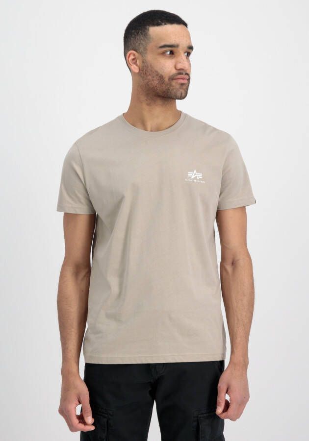 Alpha industries T-shirt met logoprint model 'BASIC T SMALL LOGO'