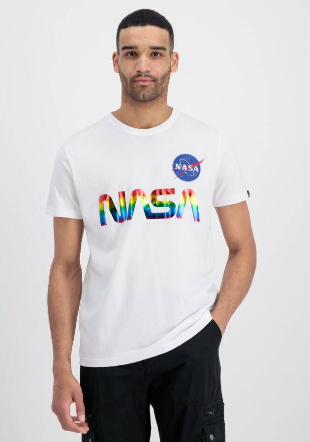 Alpha Industries T-shirt Men T-Shirts NASA Refl. T Metal