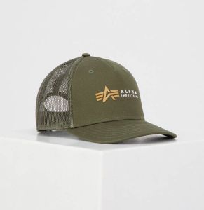 Alpha Industries Trucker-cap Accessories Headwear Alpha Label Trucker Cap