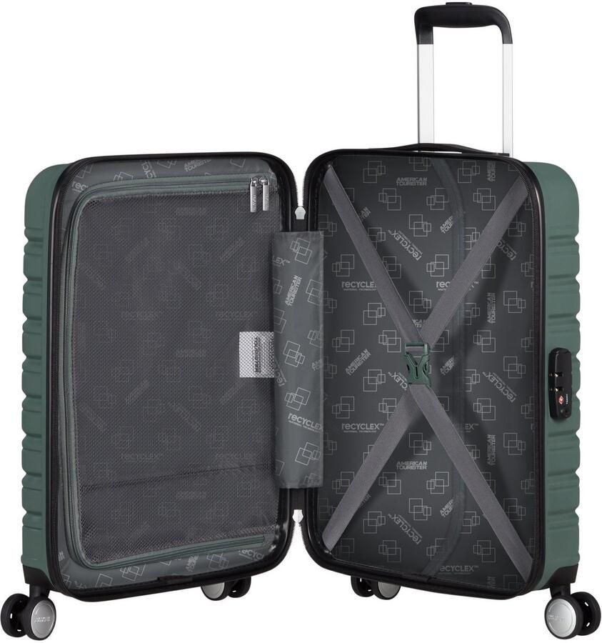 American Tourister Hardshell-trolley FLASHLINE 55 Handbagage-koffer reiskoffer met TSA-cijferslot