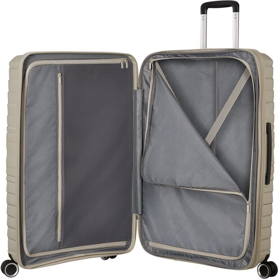 American Tourister Hardshell-trolley FLYTWIST verschillende maten en kleuren Hardcase koffer personaliseerbaar volume uitbreiding