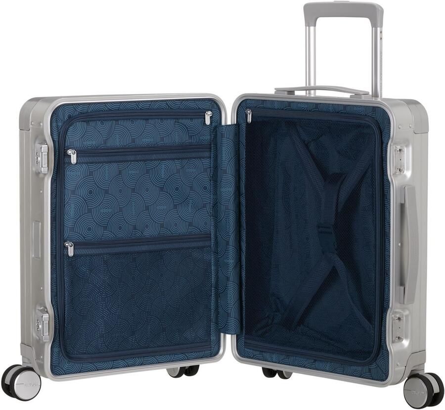 American Tourister Hardshell-trolley SOUNDBOX ALU verschillende maten en kleuren Hardshell-koffer twee TSA-sloten aluminium koffer