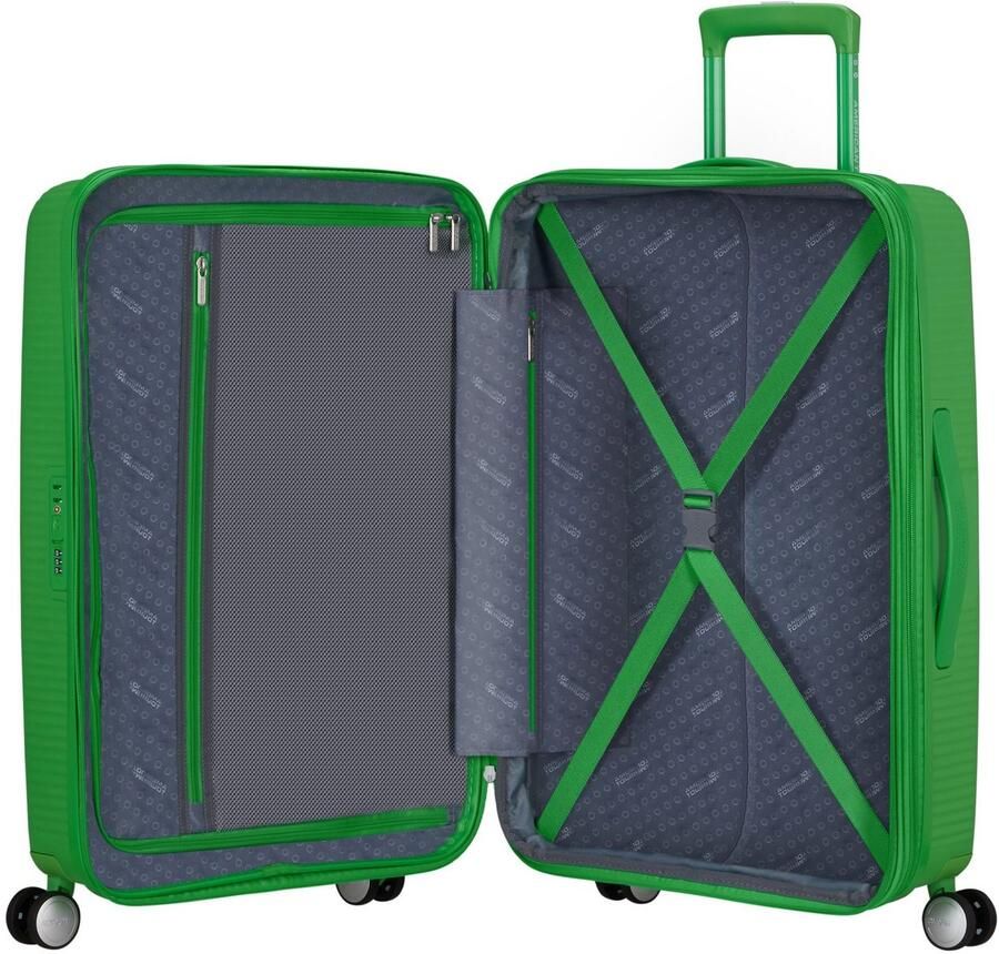 American Tourister Hardshell-trolley SOUNDBOX in verschillende kleuren en maten Reiskoffer trolley incheckbagage TSA-cijferslot volumevergroting