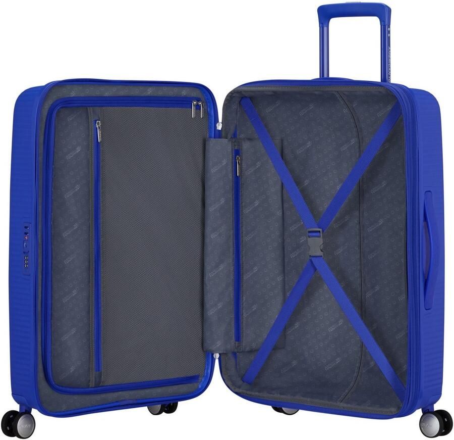 American Tourister Hardshell-trolley SOUNDBOX in verschillende kleuren en maten Reiskoffer trolley incheckbagage TSA-cijferslot volumevergroting