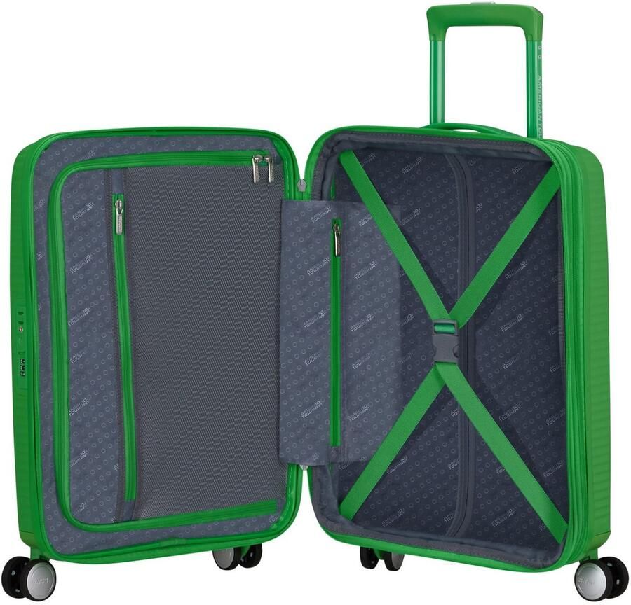 American Tourister Hardshell-trolley SOUNDBOX in verschillende kleuren en maten Reiskoffer trolley incheckbagage TSA-cijferslot volumevergroting