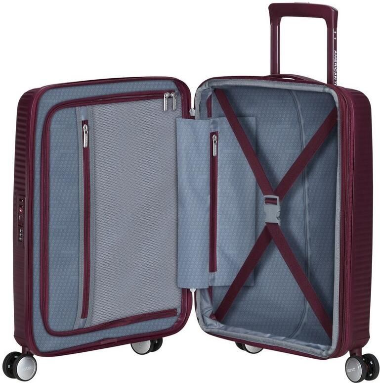 American Tourister Hardshell-trolley SOUNDBOX in verschillende kleuren en maten Reiskoffer trolley incheckbagage TSA-cijferslot volumevergroting