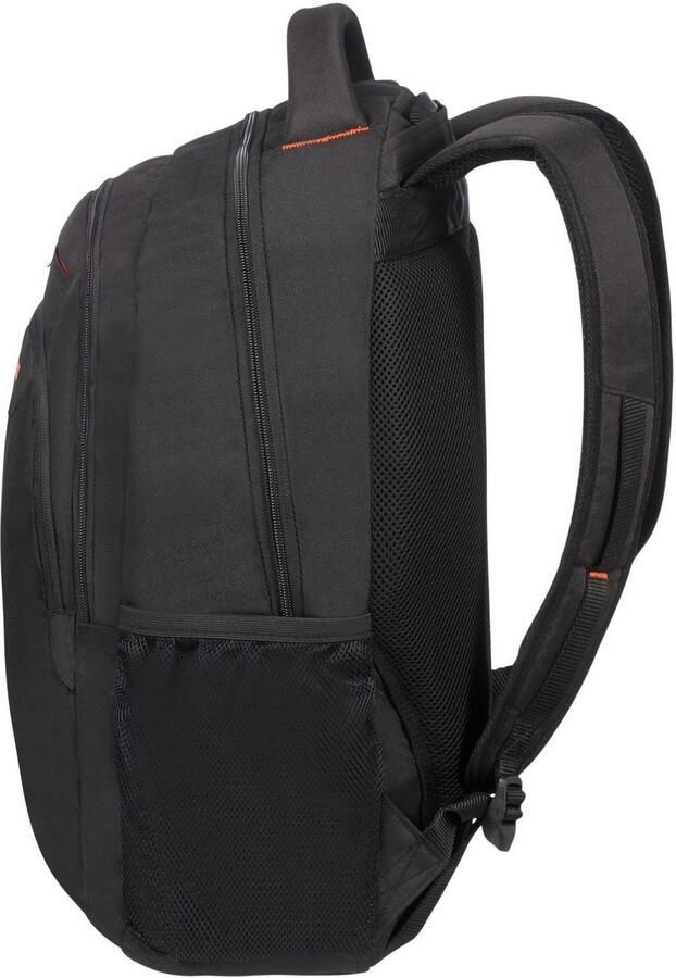 American Tourister Laptoprugzak AT WORK 17.3 black orange Kinderreisekoffer kindertrolley handbagage harde koffer - Foto 4
