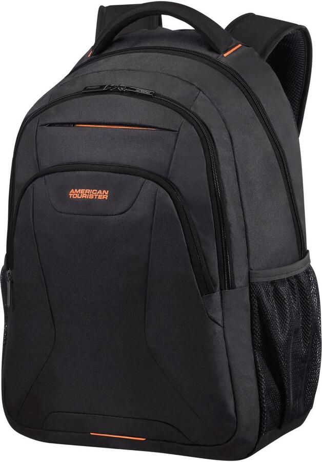 American Tourister Laptoprugzak AT WORK 17.3 black orange Kinderreisekoffer kindertrolley handbagage harde koffer - Foto 2
