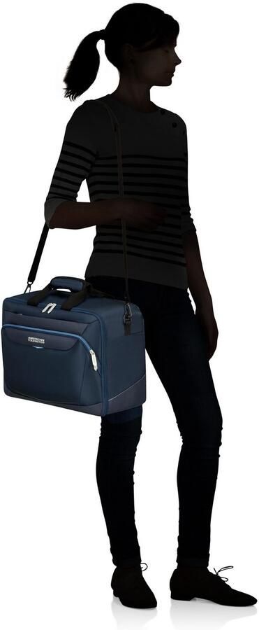 American Tourister Reistas SUMMERRIDE 3-Way schoudertas Handbagage reiskoffer trolley-opsteeksysteem onderzit - Foto 6