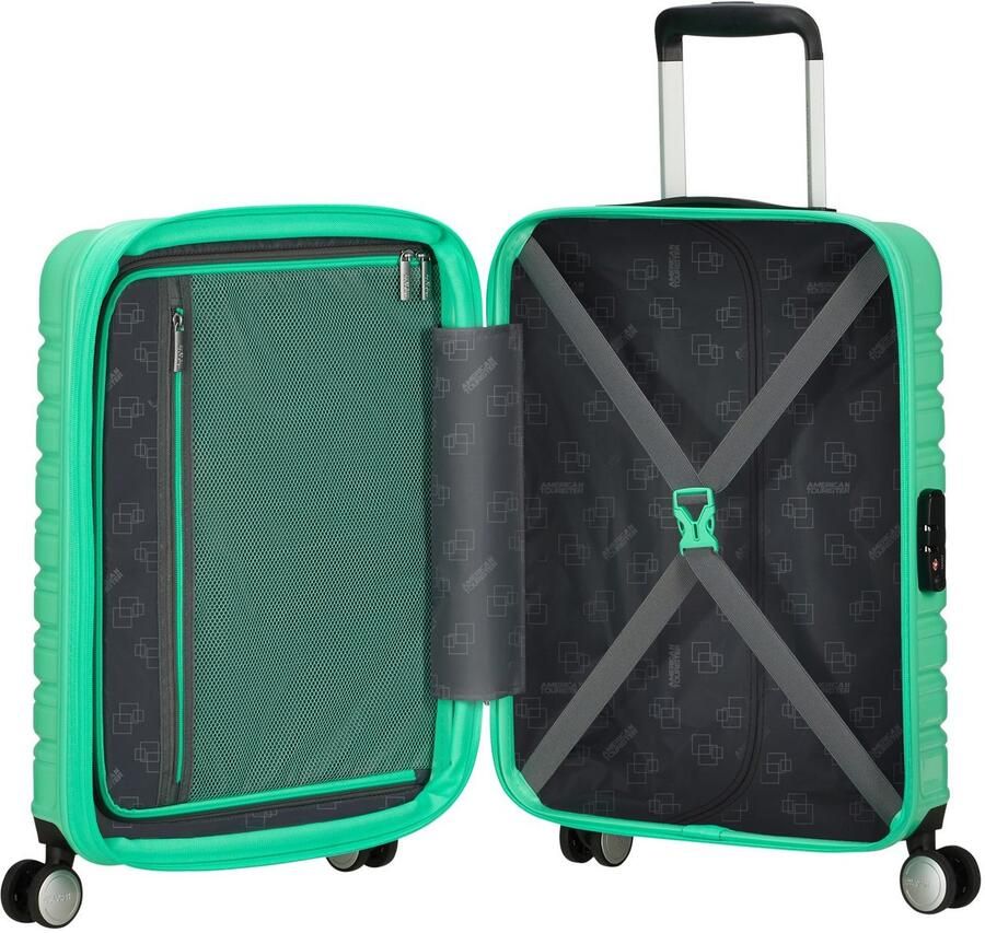 American Tourister Trolley (handbagage) FLASHLINE POP 55 Handbagage-koffer reiskoffer met TSA-cijferslot