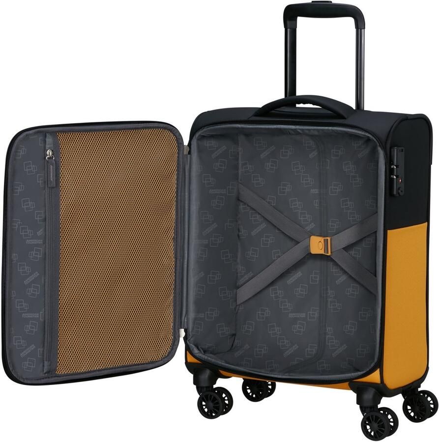 American Tourister Zachte bagage trolley DARING DASH 55 exp Handbagage-koffer reiskoffer TSA-cijferslot uitbreidbaar