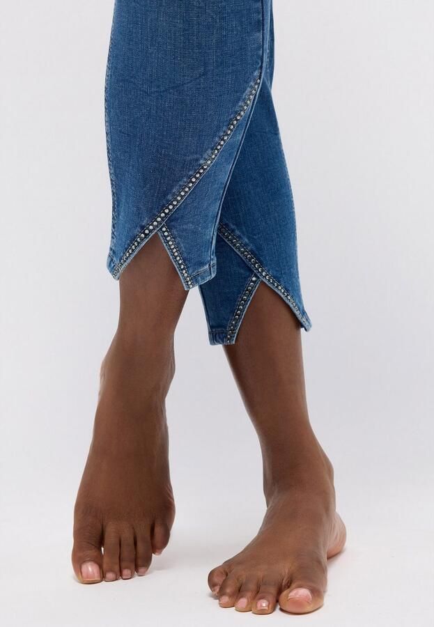 ANGELS 7 8 jeans Ornella met strasssteentjes aan de broekspijp - Foto 4