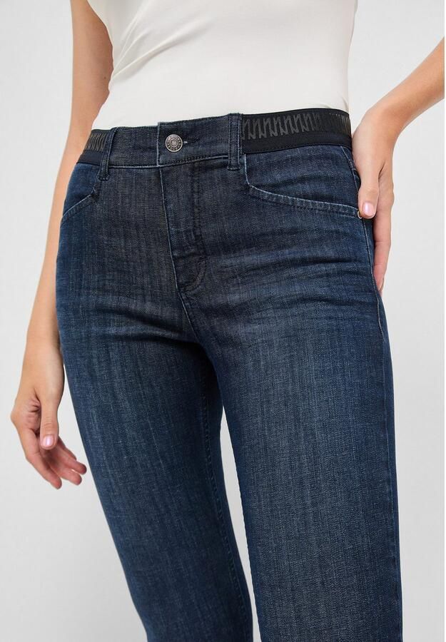 Angels Slim fit jeans met logostitching model 'Ornella'
