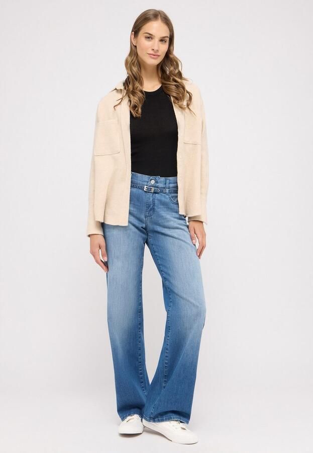 ANGELS Relax fit jeans LIZ BELT met geïntegreerde riem - Foto 4