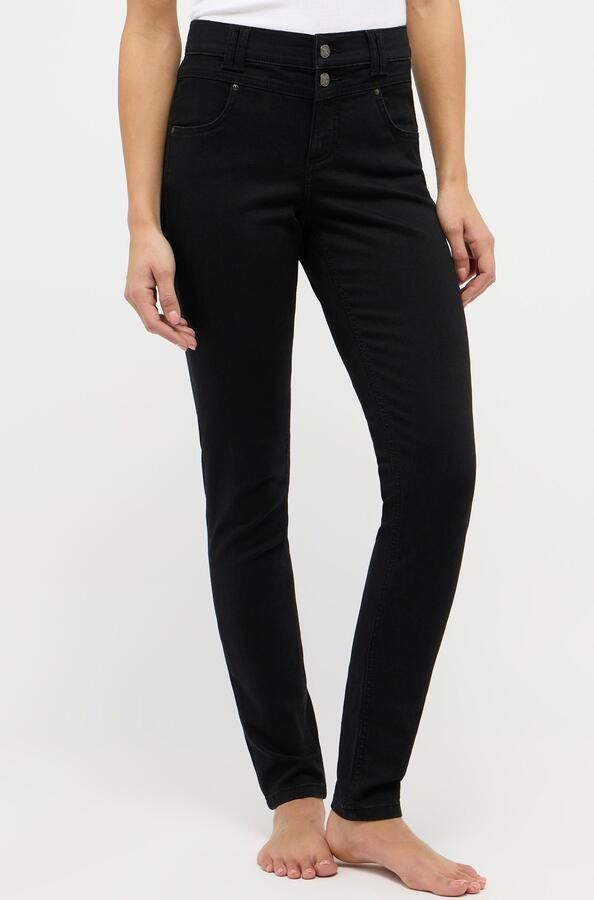 Angels Skinny Button Jeans Black Dames - Foto 5