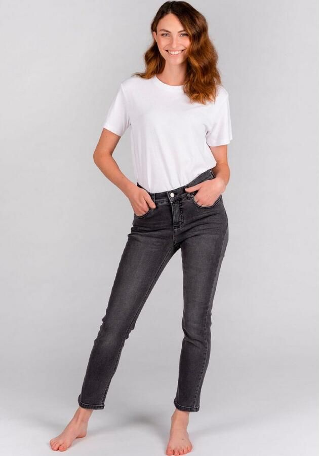 Angels Skinny fit jeans met labelpatch - Foto 4