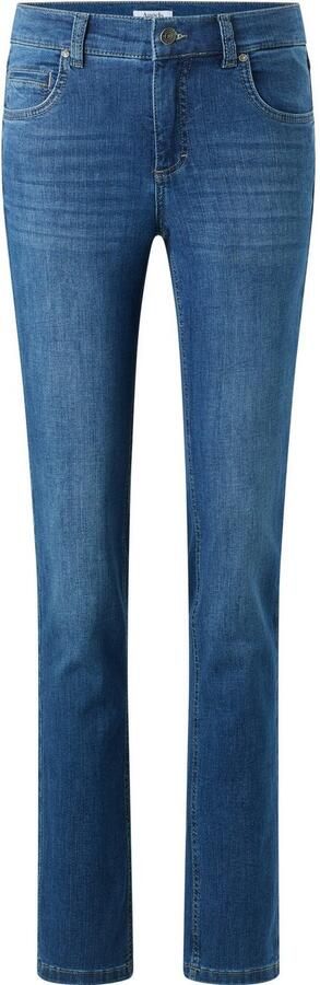 Angels Slim tapered fit stoffen broek met stretch model 'Solid' - Foto 6