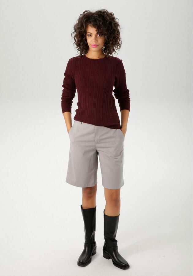 Aniston CASUAL Bermuda met wijde pijp nieuwe collectie - Foto 4