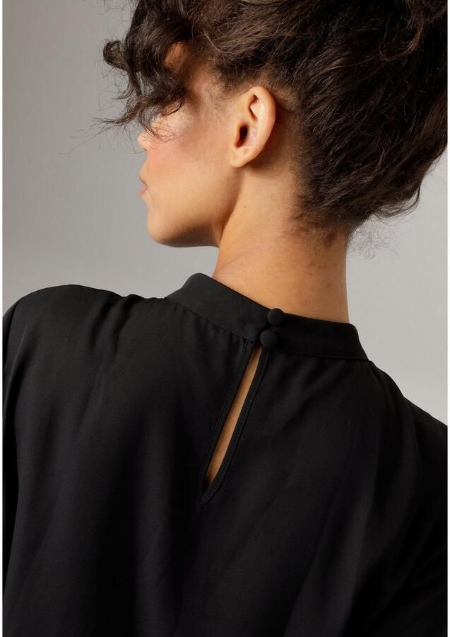 Aniston CASUAL Blouse met lange mouwen met kleine volant voor - Foto 2