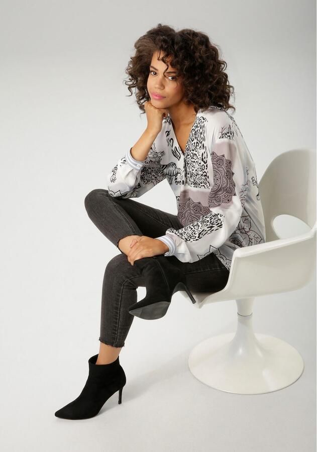 Aniston CASUAL Blouse zonder sluiting - Foto 2