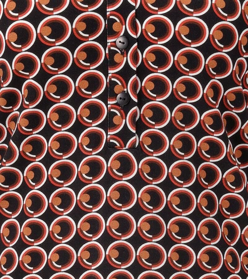 Aniston CASUAL Blouse zonder sluiting met expressieve retro-print nieuwe collectie