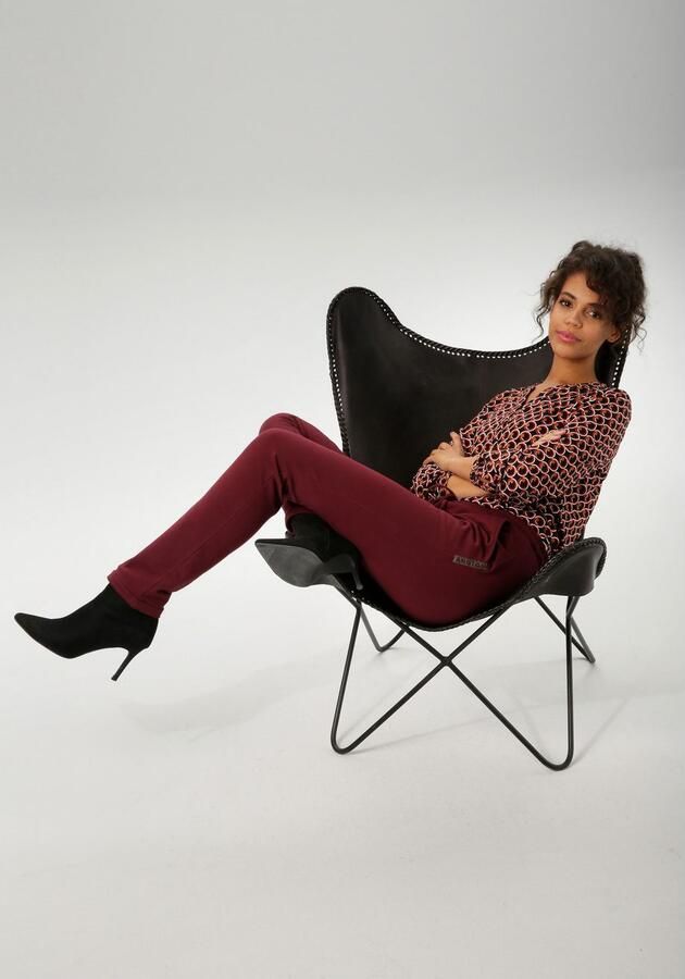 Aniston CASUAL Blouse zonder sluiting met expressieve retro-print nieuwe collectie - Foto 6