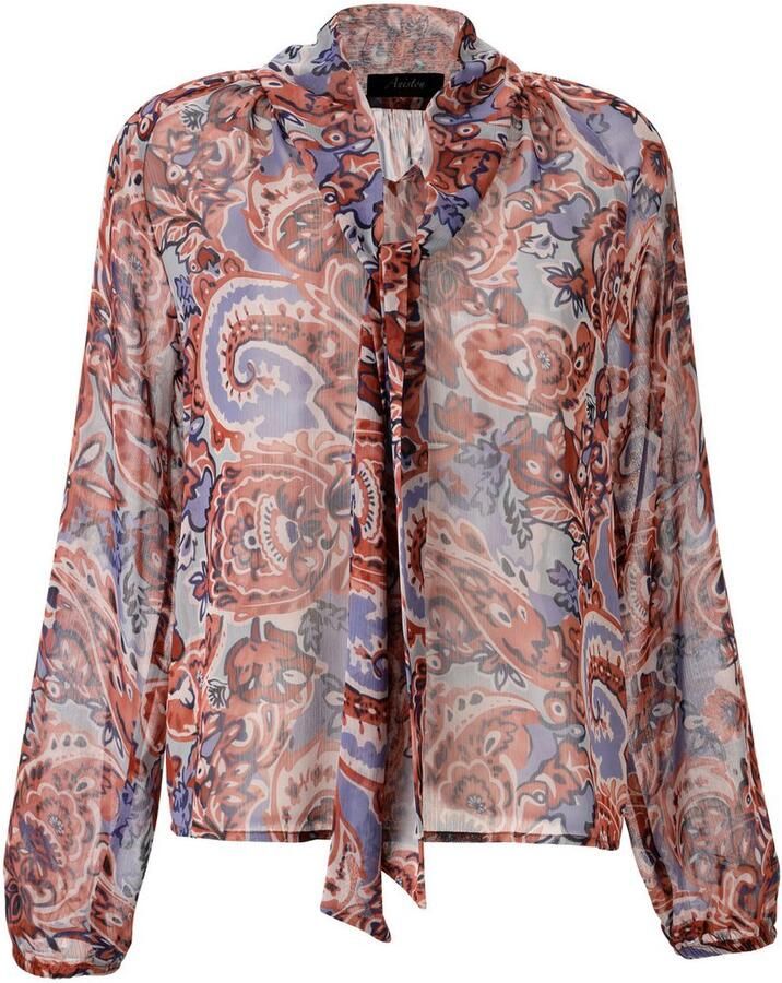 Aniston CASUAL Blouse zonder sluiting met extravagante grootschalige paisley-patroon nieuwe collectie - Foto 2
