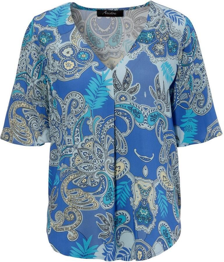 Aniston CASUAL Blouse zonder sluiting met grootvlak paisley-patroon - Foto 2