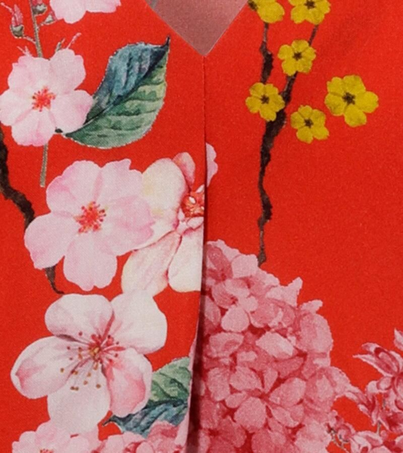 Aniston CASUAL Blouse zonder sluiting met harmonieuze bloemenprint