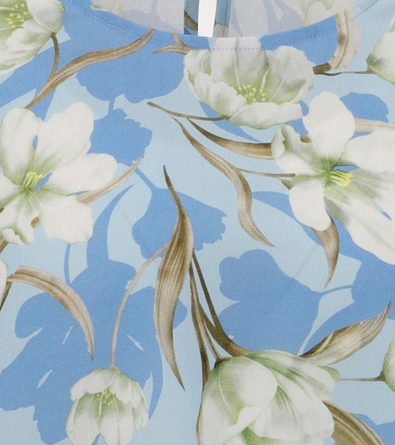 Aniston CASUAL Blouse zonder sluiting met harmonieuze bloemenprint