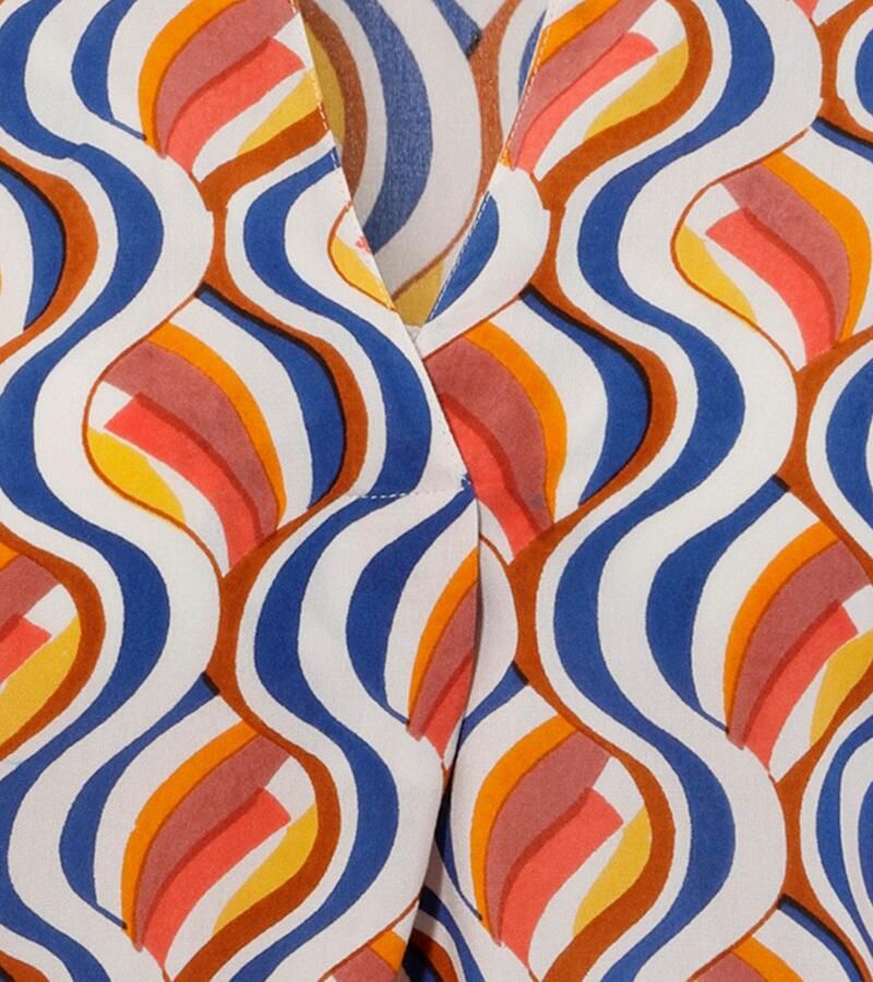 Aniston CASUAL Blouse zonder sluiting met interessant retro-patroon