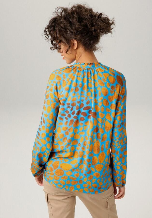 Aniston CASUAL Blouse zonder sluiting met interessante alloverprint - Foto 4