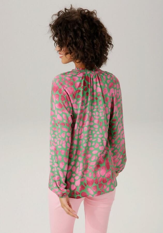 Aniston CASUAL Blouse zonder sluiting met interessante alloverprint - Foto 5