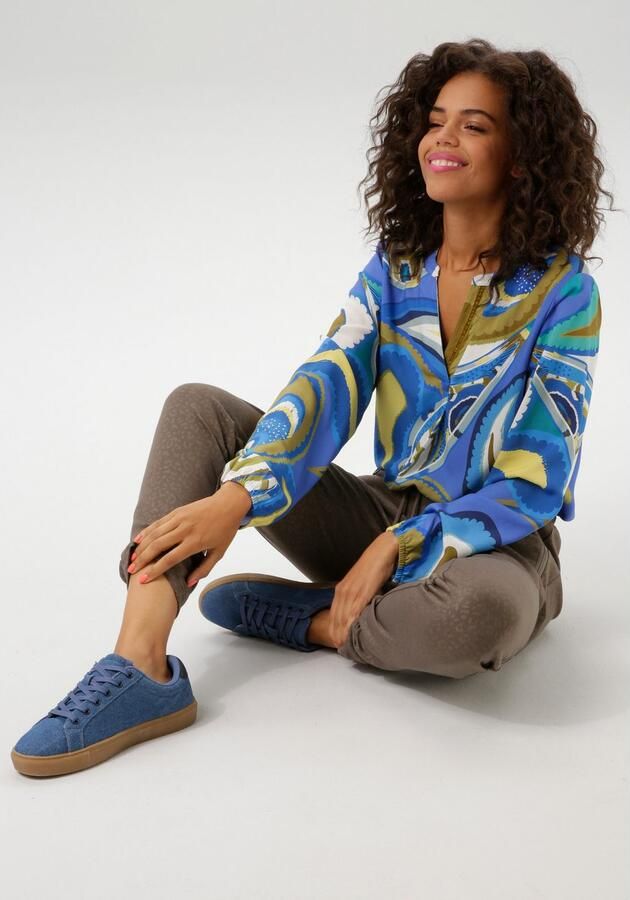 Aniston CASUAL Blouse zonder sluiting met kleurharmonieuze grootvlak paisley-patroon - Foto 5