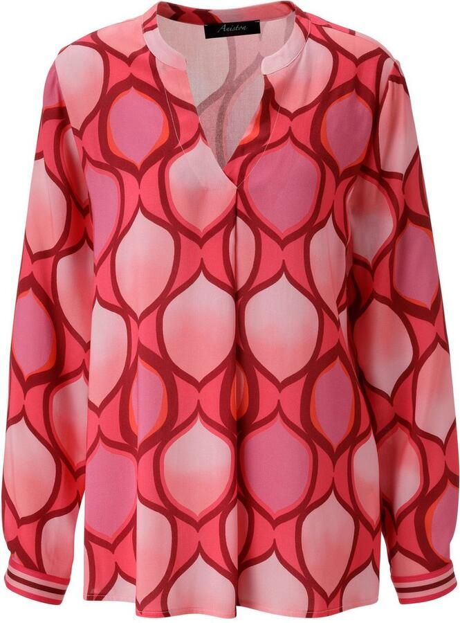 Aniston CASUAL Blouse zonder sluiting met kleurharmonische grafische print nieuwe collectie - Foto 2