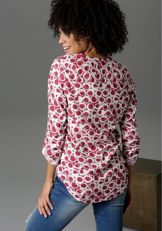 Aniston CASUAL Blouse zonder sluiting met oprolbare mouwen - Foto 3