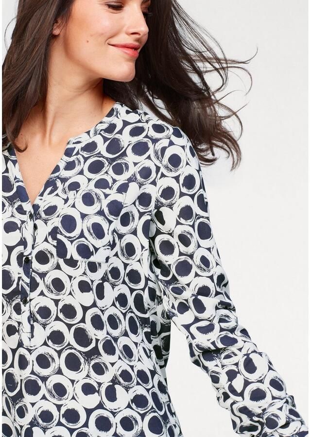 Aniston CASUAL Blouse zonder sluiting met oprolbare mouwen - Foto 3