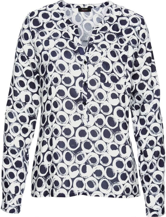 Aniston CASUAL Blouse zonder sluiting met oprolbare mouwen - Foto 2