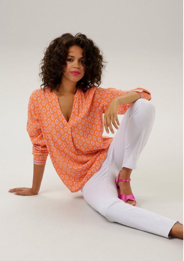 Aniston CASUAL Blouse zonder sluiting met opvallende grafische print - Foto 3