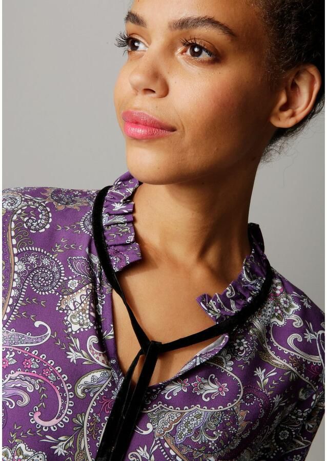 Aniston CASUAL Blouse zonder sluiting met royaal paisleydessin - Foto 3